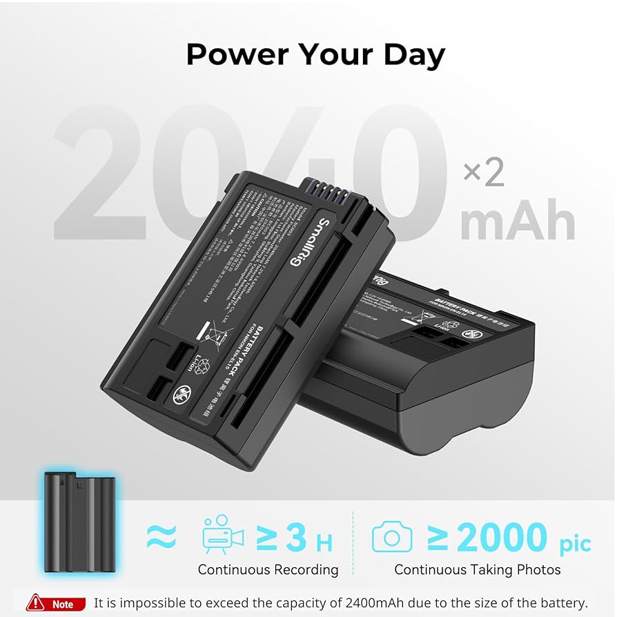 Amazon.com: SmallRig Replacement Camera Battery Charger Set